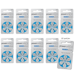 Power One 675 (PR44) Blauw hoorbatterij Voordeelpakket (60x)