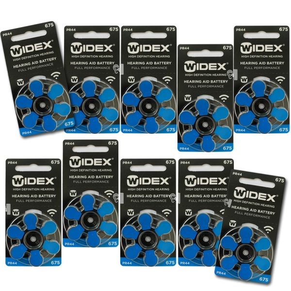 Widex 675 (PR44) Blauw hoorbatterij - Voordeelpakket